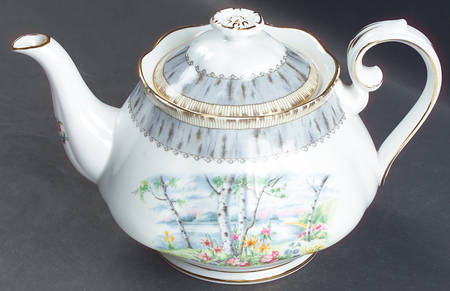 Silver Birch Small Teapot & Lid