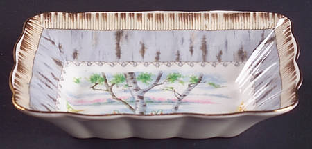 Silver Birch Rectangular Sweet Meat Dish