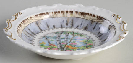 Silver Birch 5" Round Sweet Meat Dish