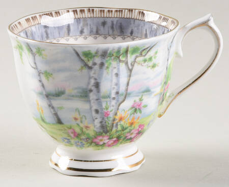 Silver Birch Footed Cup