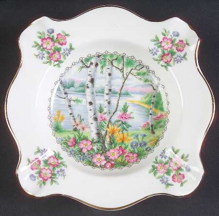 Silver Birch Small Square Ashtray