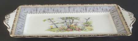 Silver Birch Tray for Creamer & Open Sugar