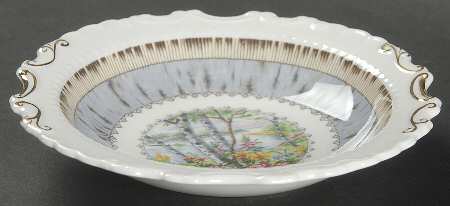 Silver Birch Round Sweet Meat Dish