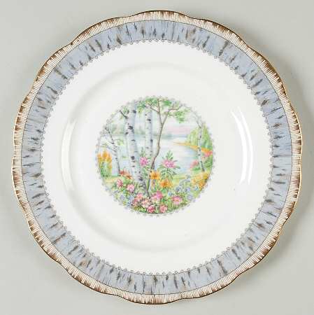 Silver Birch Luncheon Plate
