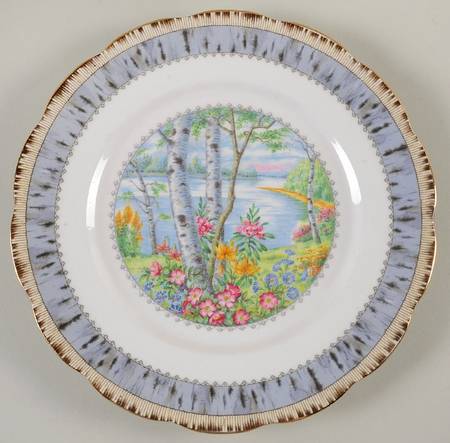 Silver Birch Luncheon Plate