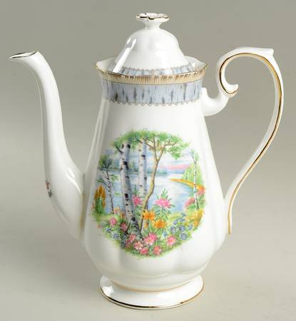 Silver Birch Coffee Pot & Lid