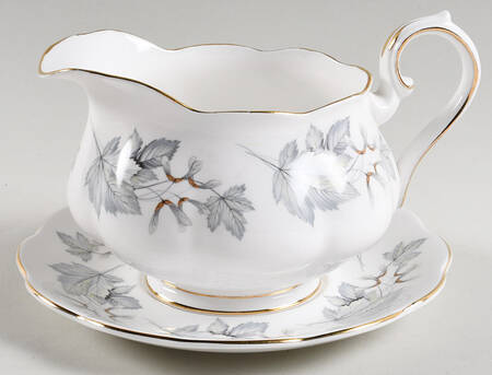 Silver Maple Gravy Boat & Underplate