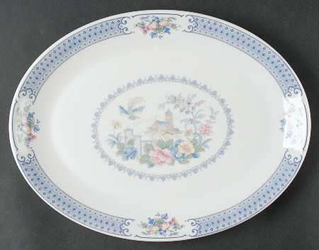 Songbird 13" Oval Serving Platter
