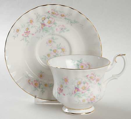 Spring Ballet Footed Cup & Saucer Set