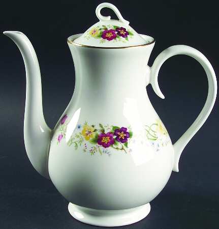 Spring Morning Coffee Pot & Lid
