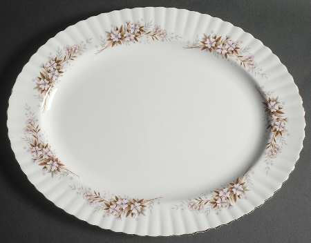 Spring Song 15" Oval Serving Platter