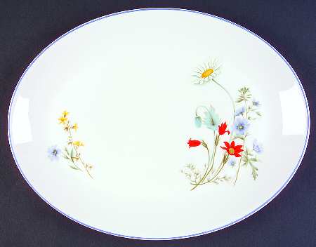 Summer Breeze 13" Oval Serving Platter