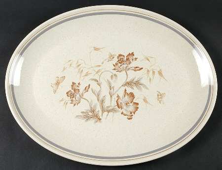 Summer Fantasy 16" Oval Serving Platter