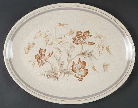 Summer Fantasy 13" Oval Serving Platter