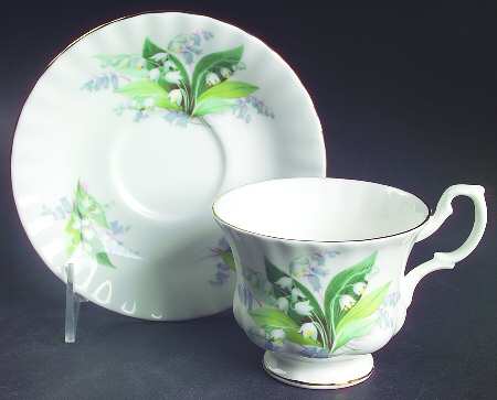 Summertime Series Footed Cup & Saucer Set