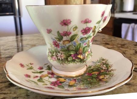 Sunnyside Series (Hampton Shape) Footed Cup & Saucer Set