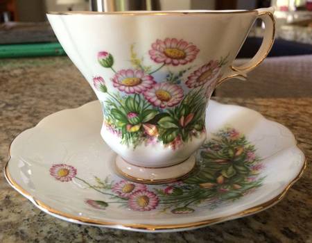 Sunnyside Series (Hampton Shape) Footed Cup & Saucer Set