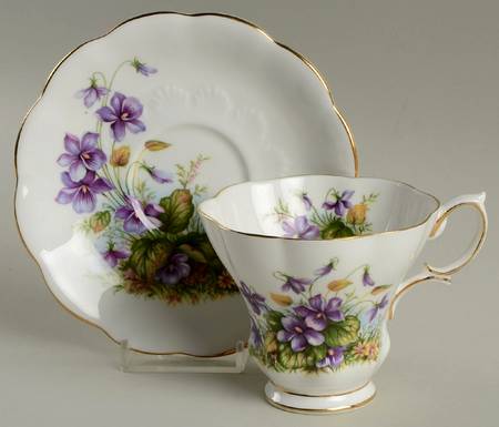 Sunnyside Series (Hampton Shape) Footed Cup & Saucer Set
