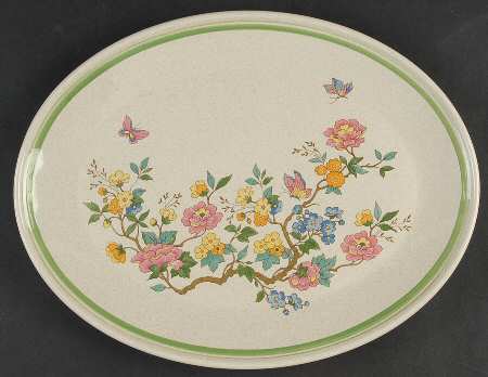 Summer Solitude 13" Oval Serving Platter