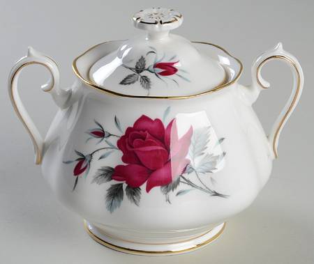Sweet Romance Sugar Bowl & Lid
