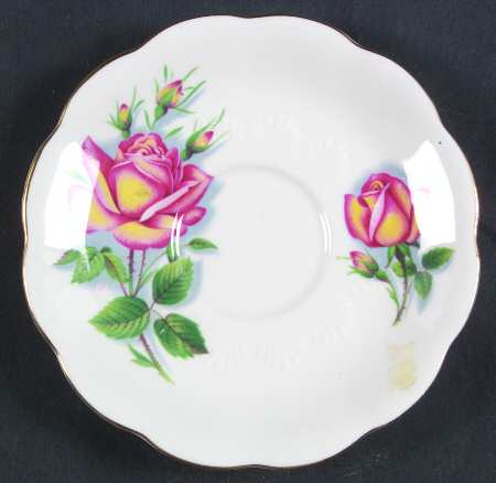 Sweetheart Roses Series Saucer for Footed Cup
