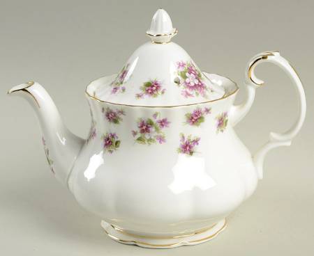 Sweet Violets Mini Teapot & Lid