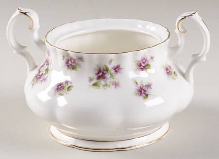 Sweet Violets Sugar Bowl No Lid