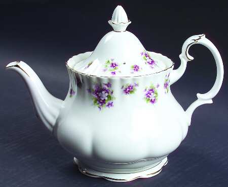 Sweet Violets Teapot & Lid