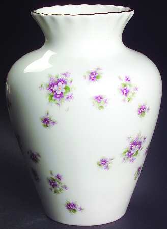 Sweet Violets Large Grosvenor Vase