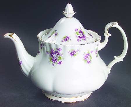 Sweet Violets Small Teapot & Lid