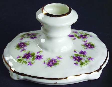 Sweet Violets 2" Candlestick