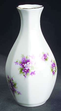 Sweet Violets Bud Vase