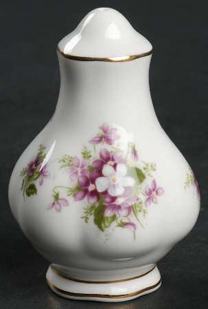 Sweet Violets Pepper Shaker