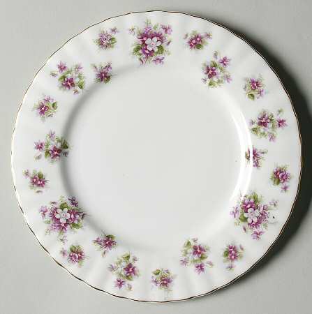 Sweet Violets Dessert/Pie Plate