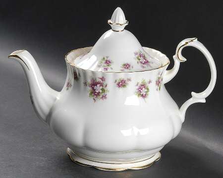 Sweet Violets Teapot & Lid