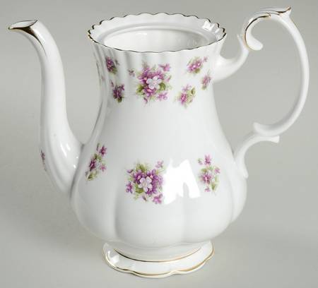 Sweet Violets Coffee Pot No Lid