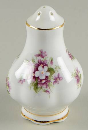 Sweet Violets Salt Shaker