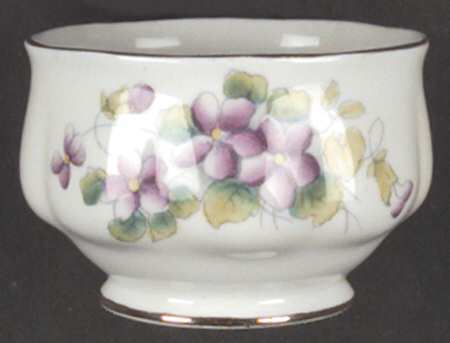 Sweet Violet Open Sugar Bowl