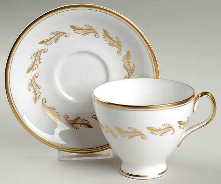 Symphony Footed Cup & Saucer Set