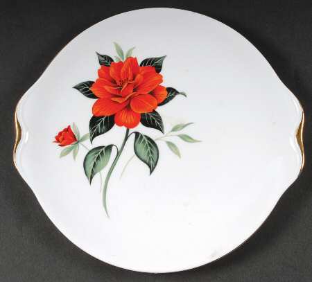 Tahiti Handled Cake Plate