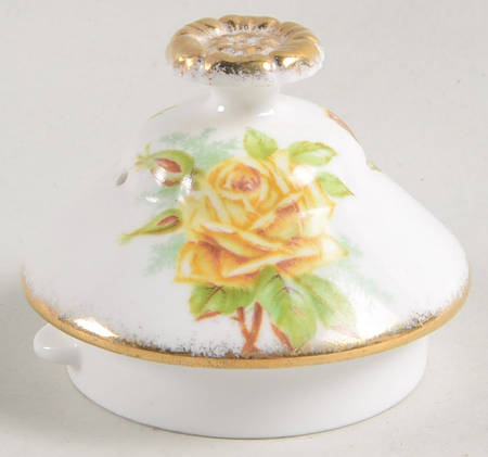 Tea Rose Yellow Lid for Coffee Pot
