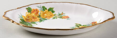 Tea Rose Yellow Tray for Mini Creamer & Open Sugar