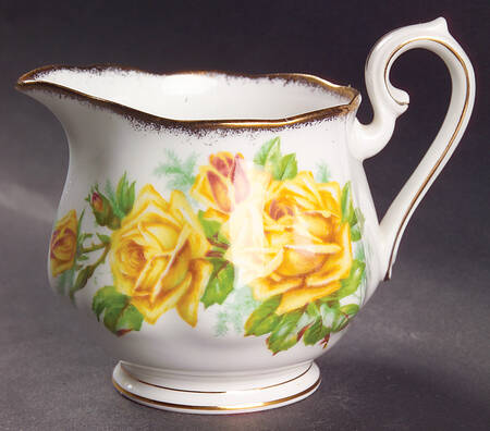 Tea Rose Yellow Creamer