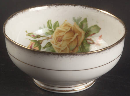 Tea Rose Yellow Open Sugar Bowl