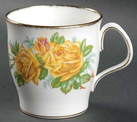 Tea Rose Yellow Mug