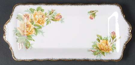 Tea Rose Yellow 10" Rectangular Tray