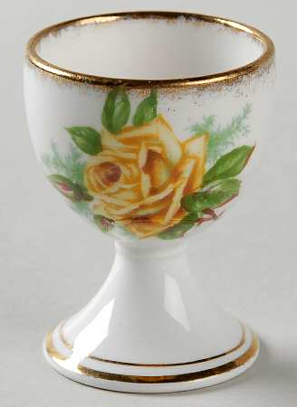 Tea Rose Yellow Single Egg Cup