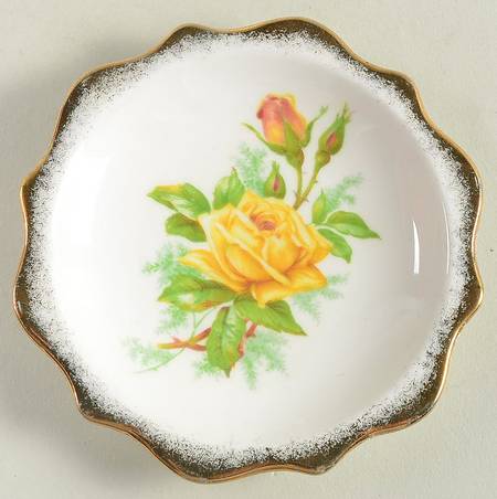 Tea Rose Yellow Coaster