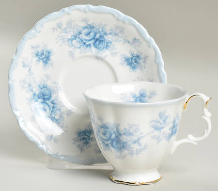 Tiffany Footed Demitasse Cup & Saucer Set