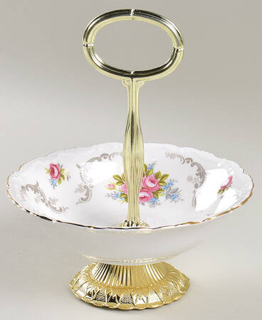 Tranquillity 6"-7" Handled Footed Nut Dish HC